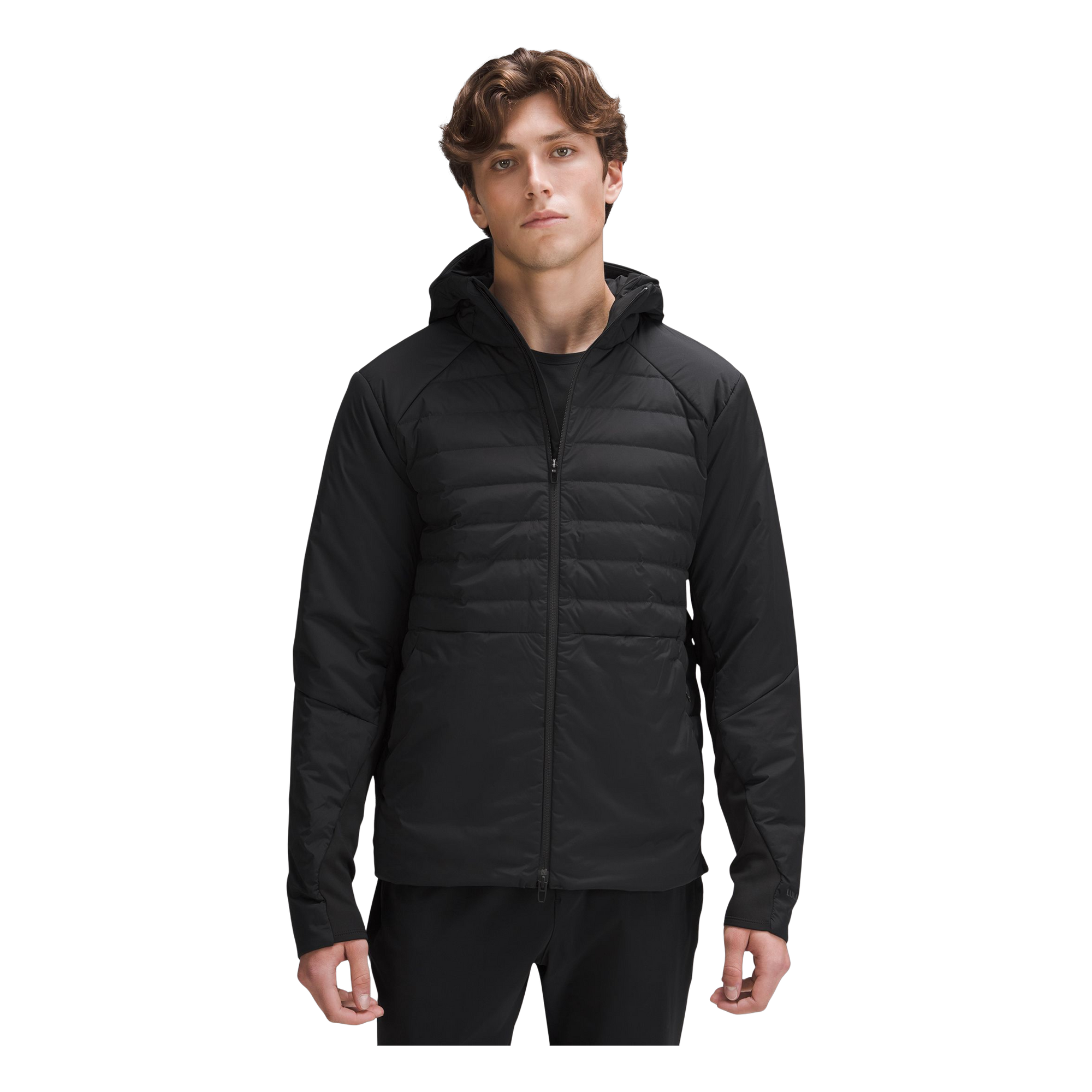 downhoodie.Black